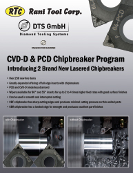 Rani Tool Corp. DTS CVD-D & PCD CHipbreaker Program